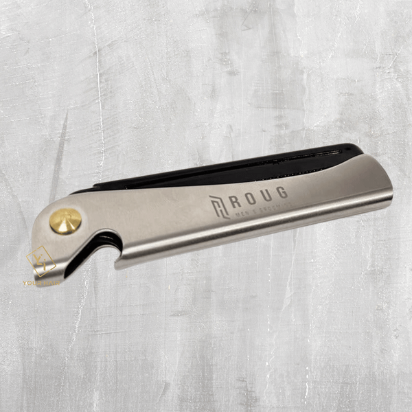  Lược thép gấp gọn bỏ túi ROUG Men's Grooming 