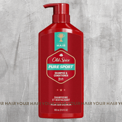 Dầu gội kèm dầu xả 2in1 Old Spice Shampoo & Conditioner Pure Sport - 650ml