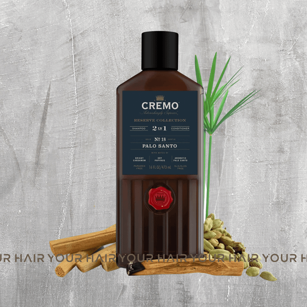  Dầu GỘI & XẢ 2 trong 1 CREMO RESERVE COLLECTION No18 PALO SANTO 2-IN-1 SHAMPOO & CONDITIONER - 473ml 