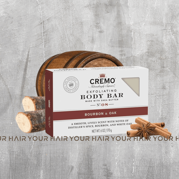  Xà phòng tắm CREMO No8 BOURBON & OAK EXFOLIATING BODY BAR 