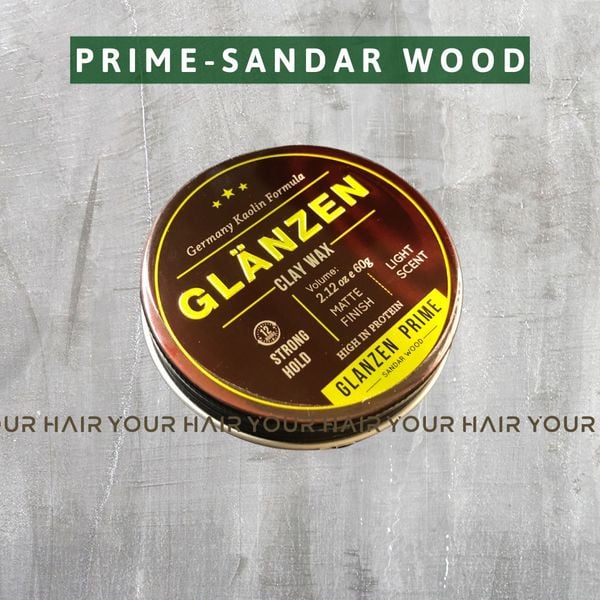  Sáp vuốt tóc Glanzen Prime Sandalwood - 60gr 