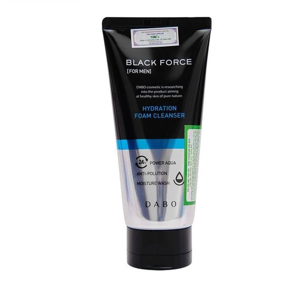  Sữa Rửa Mặt Thải Độc & Dưỡng Ẩm Dabo BLACK FORCE HYDRATION FOAM CLEANSER - 120ml 