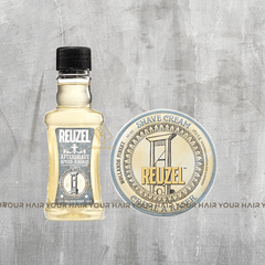 COMBO Kem cạo râu + Dầu dưỡng da sau cạo Reuzel Shave Cream 95g + AfterShave 100ml