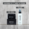 COMBO ROUG | Sáp vuốt tóc 90g - Gôm tạo kiểu 250ml - Xịt tạo phồng 150ml - Bọt tạo kiểu 150ml
