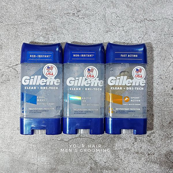  Gel Khử Mùi Giảm Tiết Mồ Hôi Gillette Clear + Dri-Tech Anti-Perspirant - 107g 
