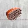 Lược gội đầu silicone massage thư giãn làm sạch da đầu | Hình bầu dục