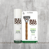 COMBO Bọt và Dao cạo râu cho da thường Bulldog Original Foaming Shave gel & Bambo Razor