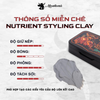 Sáp vuốt tóc Menitems Styling Clay Gentle  - 50g & 100g