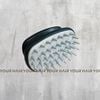 Lược gội đầu silicone massage thư giãn làm sạch da đầu | Hình bầu dục