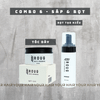 COMBO ROUG | Sáp vuốt tóc 90g - Gôm tạo kiểu 250ml - Xịt tạo phồng 150ml - Bọt tạo kiểu 150ml