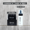 COMBO ROUG | Sáp vuốt tóc 90g - Gôm tạo kiểu 250ml - Xịt tạo phồng 150ml - Bọt tạo kiểu 150ml