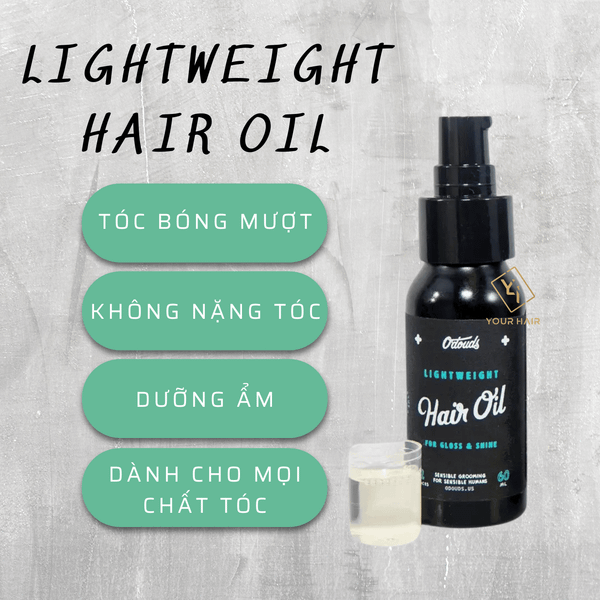  Tinh dầu dưỡng tóc nhẹ nhàng O'douds Lightweight Hair Oil - 60ml 