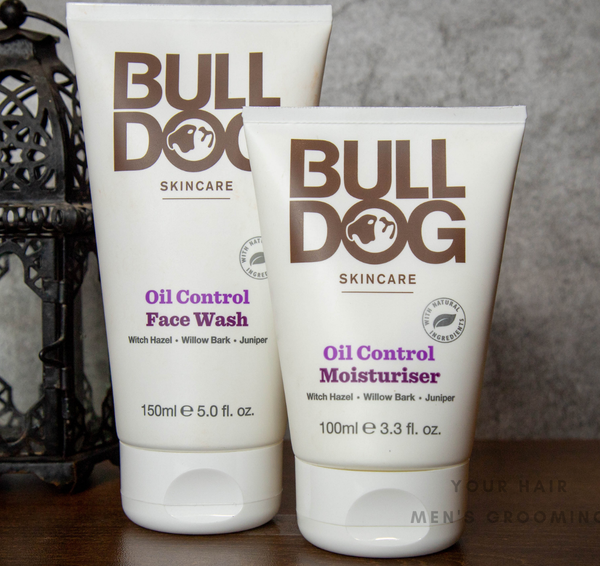  [COMBO da dầu] Sữa rửa mặt Face Wash 150ml và dưỡng ẩm Moisturiser 100ml | Bulldog Oil Control 