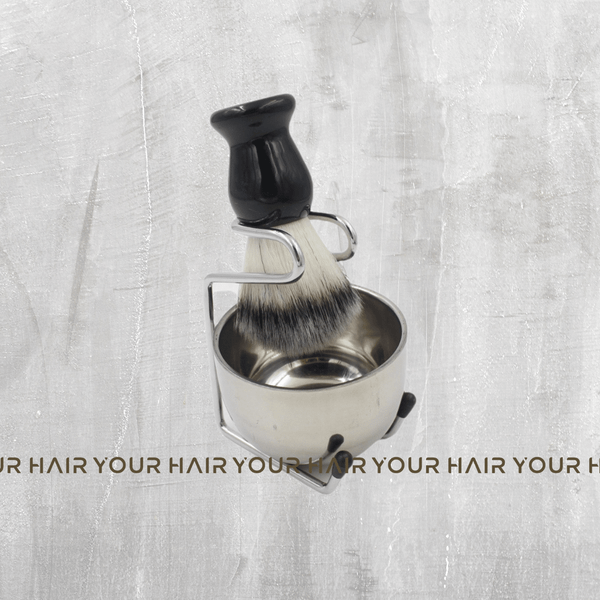  COMBO Chổi cọ tạo bọt + Bát đựng kem cạo râu + Giá đỡ Cọ Inbox 