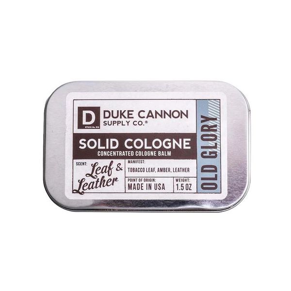 Nước hoa khô Duke Cannon SOLID COLOGNE - Old Glory - 42gr | Lá Cây & Da Thuộc 