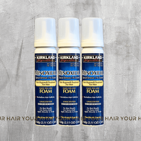  [Date 11/25] Dung dịch hỗ trợ mọc râu & tóc Kirkland Minoxidil 5% - 60ml | Dạng bọt 