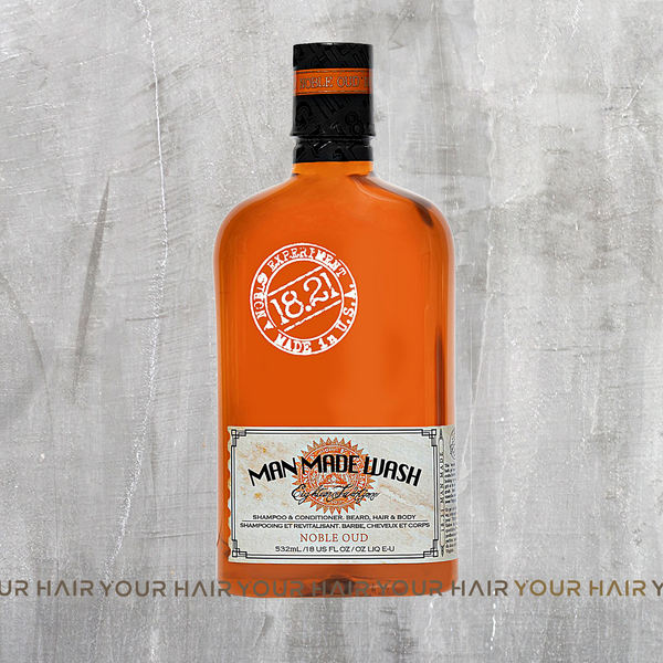  18.21 Man Made Wash 3 in 1 | Noble Oud | Sữa TẮM GỘI XẢ 3 trong 1 