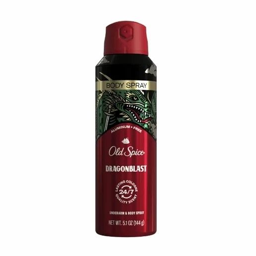  Xịt khử mùi toàn thân Old Spice Body Spray Dragonblast - 144gr 