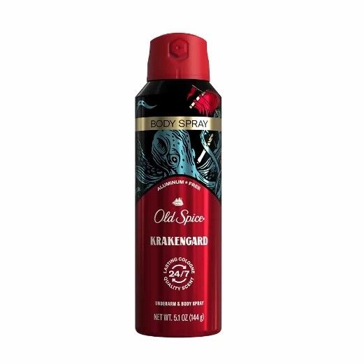  Xịt khử mùi toàn thân Old Spice Body Spray Krakengard -144g 