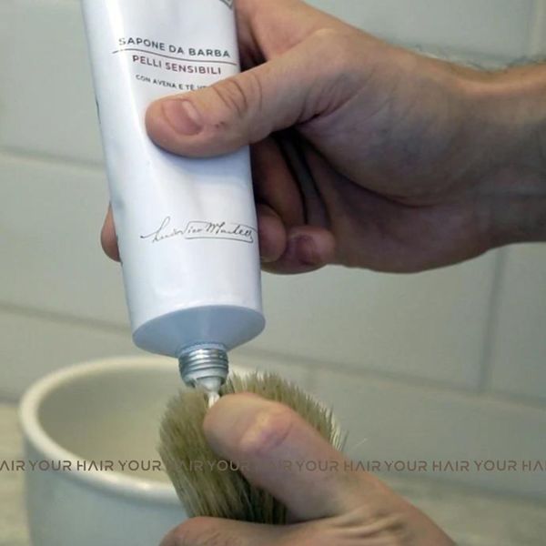  Kem cạo râu cho da nhạy cảm Proraso Shave Cream Tube Sensitive Skin - 150ml | Mùi Táo, Chanh - Apple, Lime 