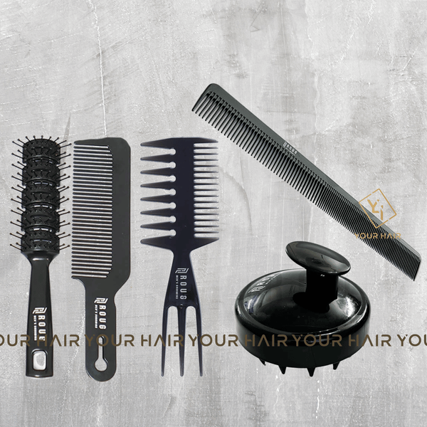  Bộ Lược Cao Cấp Roug | Lược Xương Cá - Lược Bán Nguyệt - Lược Răng Khít - Lược Chải Tóc - Lược Gội Đầu 