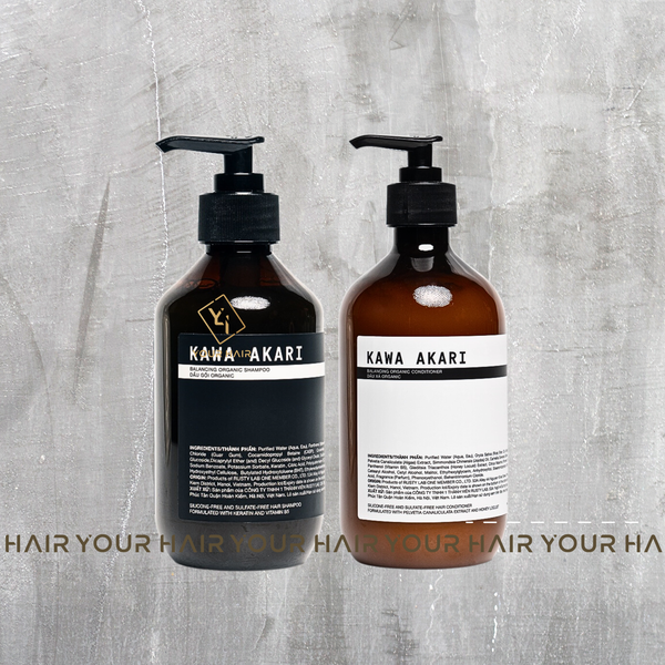  COMBO Nuôi Dưỡng Tóc | Gội & Xả Rusty Lab KAWA AKARI SHAMPOO & CONDITIONER - 300ml & 500ml 