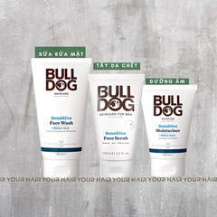 [COMBO Da Nhạy Cảm] Sữa rửa mặt + Tẩy da chết + Kem dưỡng ẩm | Bulldog Sensitive Face Wash + Scrub + Moisturiser
