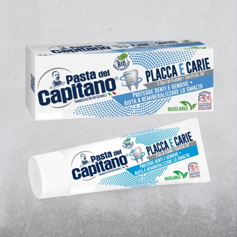 Kem đánh răng Pasta del Capitano Plaque & Cavities chống mảng bám & sâu răng - 100ml