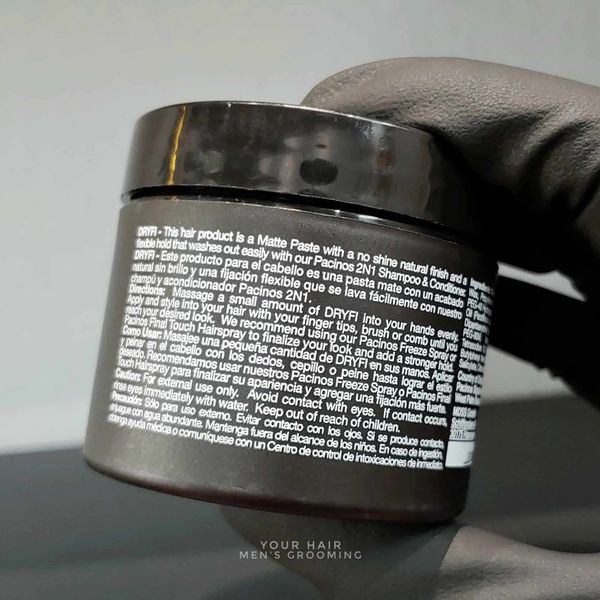  Sáp vuốt tóc Pacinos DRYFI - PROFESSIONAL MATTE PASTE - 60ml 