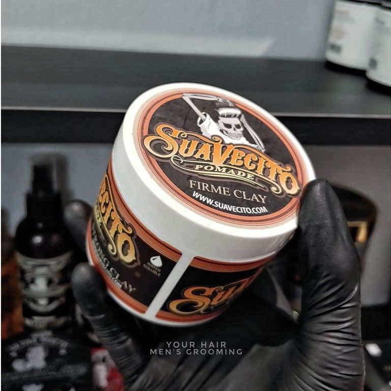 Sáp vuốt tóc SUAVECITO POMADE HOLD 113gr tạo kiểu giữ nếp cho tóc HÀNG  CHÍNH HÃNG 