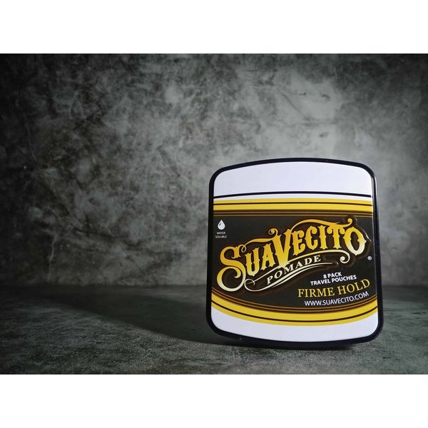  SUAVECITO FIRME (STRONG) HOLD POMADE TRAVEL TIN - 8 PACK 