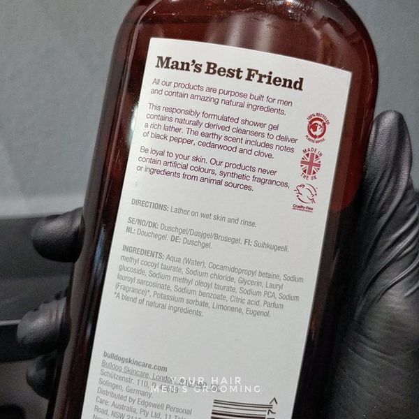  Sữa tắm Bulldog Vetiver & Black Pepper Shower Gel - 500ml | Mùi Cỏ & Tiêu Đen 