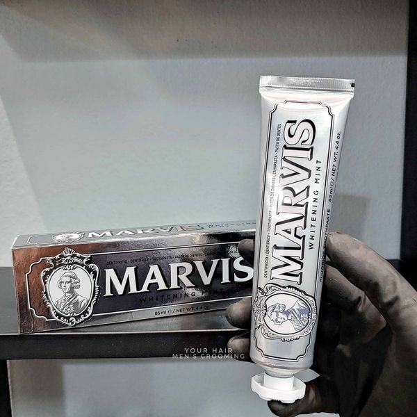  Kem đánh răng Marvis Whitening Mint - 25ml & 85ml | Mùi Bạc hà 