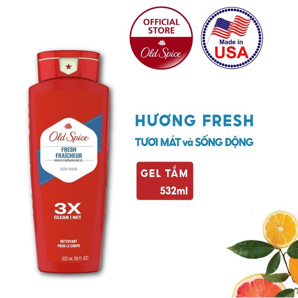  Sữa tắm Old Spice Fresh High Endurance - 532ml 