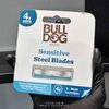 Bộ 4 lưỡi dao cạo râu cho da nhạy cảm Bulldog Sensitive Steel Blades