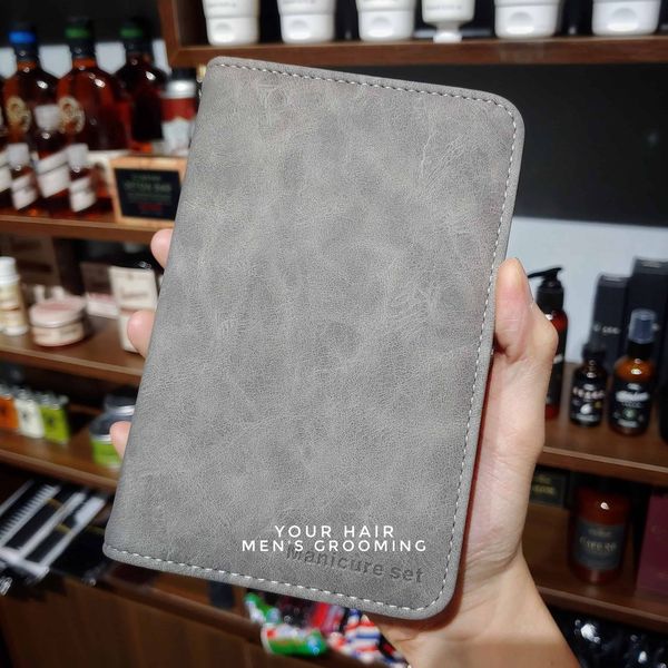  Bộ dụng cụ cá nhân Men's Grooming Manicure Set - 11 loại | 2 Màu xám & xanh Navi 