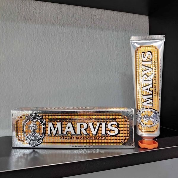 Kem đánh răng Marvis Orange Blossom - 75ml | Mùi Bạc hà & Hoa Cam 