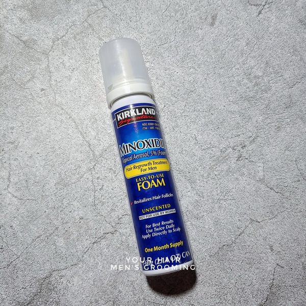  [Date 11/25] Dung dịch hỗ trợ mọc râu & tóc Kirkland Minoxidil 5% - 60ml | Dạng bọt 