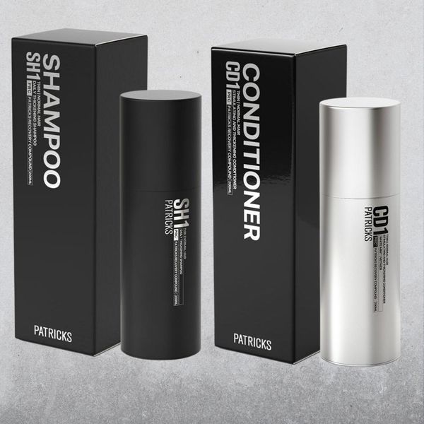  COMBO Dầu Gội & Dầu Xả Patricks | SH1 Daily Thickening Shampoo & CD1 Thickening Conditioner - 200ml 