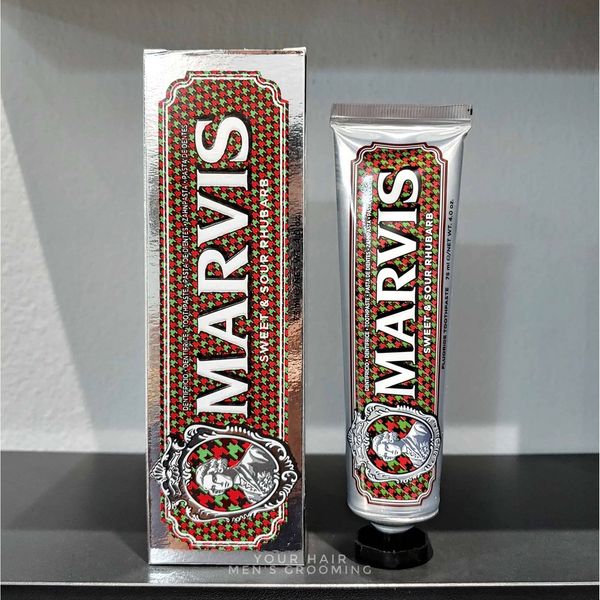  Kem đánh răng Marvis Sweet & Sour Rhubarb - 75ml | Mùi Bạc hà & Cây Đại hoàng 