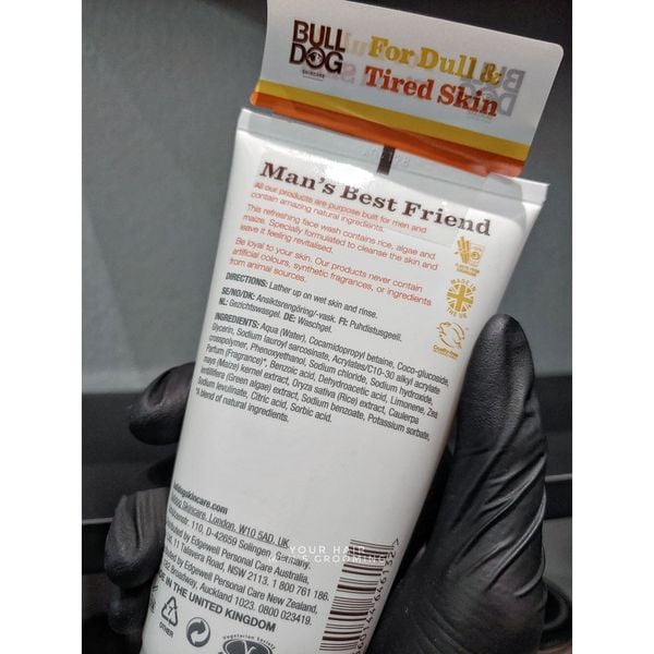  Sữa rửa mặt cung cấp năng lượng Bulldog Energising Face Wash - 150ml 