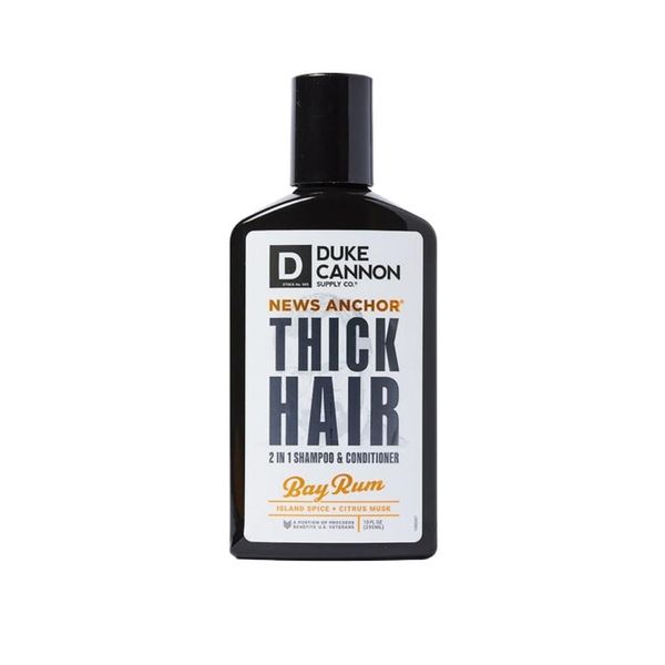  Dầu gội xả 2 trong 1 Duke Cannon NEWS ANCHOR 2-IN-1 HAIR WASH - Bay Rum - 295 ml 