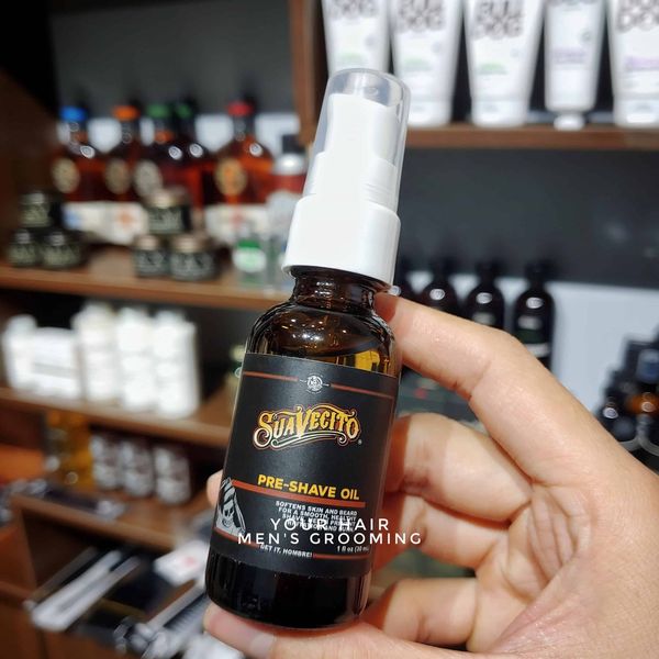  Dưỡng mềm râu trước khi cạo Suavecito Pre-shave oil - 30ml 