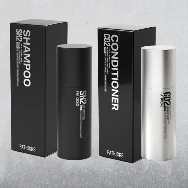  COMBO Dầu Gội & Xả Patricks | SH2 Deep Clean Shampoo & CD2 Moisturising Conditioner - 200ml 