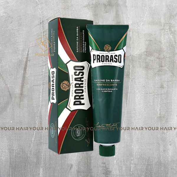  Kem cạo râu dưỡng da Proraso Shave Cream Tube Refresh 150ml | Mùi Bạch đàn - Eucalyptus 