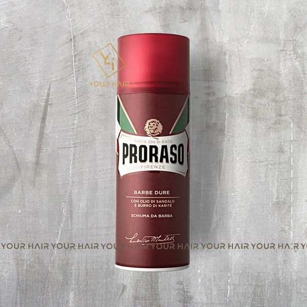  Bọt cạo râu nuôi dưỡng Proraso Shaving Foam Nourish 300ml & 400ml | Mùi Gỗ đàn hương - Sandalwood 