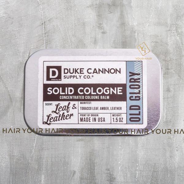  Nước hoa khô Duke Cannon SOLID COLOGNE - Old Glory - 42gr | Lá Cây & Da Thuộc 