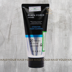 Sữa Rửa Mặt Thải Độc & Dưỡng Ẩm Dabo BLACK FORCE HYDRATION FOAM CLEANSER - 120ml