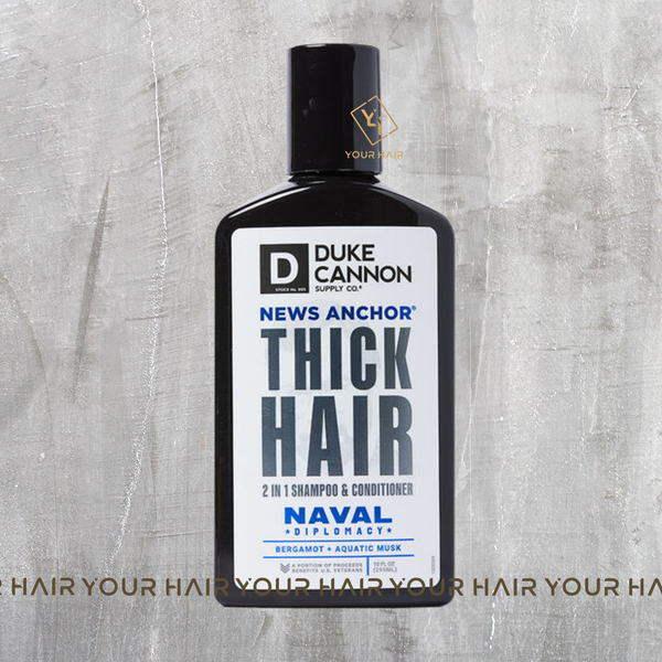  Dầu gội xả 2 trong 1 Duke Cannon NEWS ANCHOR 2-IN-1 HAIR WASH - Naval Diplomacy - 295 ml 