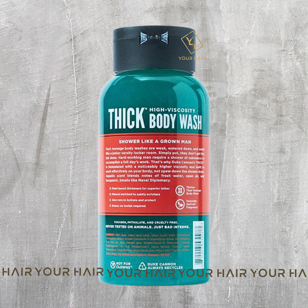  Sữa tắm Duke Cannon THICK HIGH-VISCOSITY BODY WASH - NAVAL DIPLOMACY - 517ml 